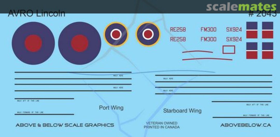 Boxart Avro Lincoln 2043 Above & Below Graphics Boxart Avro Lincoln 2043 Above & Below Graphics