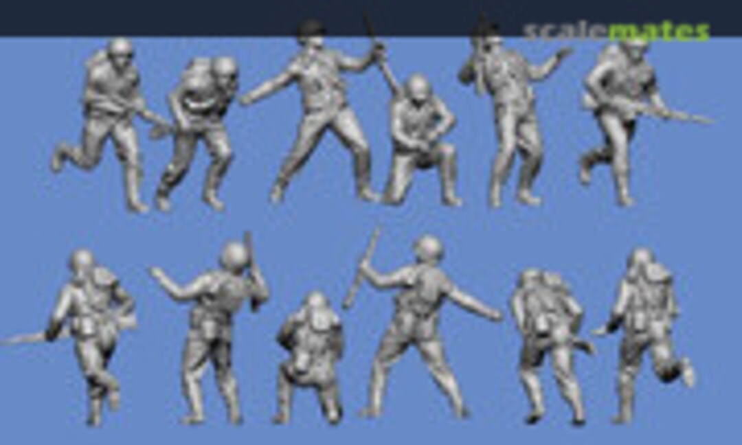 1:72 US Infantrymen III (Germania Figuren GF72-WW2-231) GF72-WW2-231