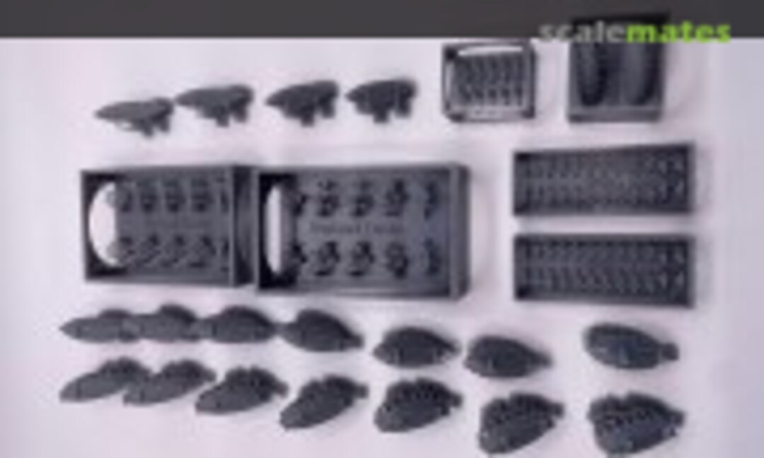 1:350 Titanic Boat and Davit Set with deployed Cutters (Tom's Modelworks 350-1) 350-1