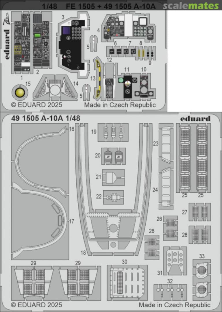 Boxart A-10A detail set 491505 Eduard Boxart A-10A detail set 491505 Eduard
