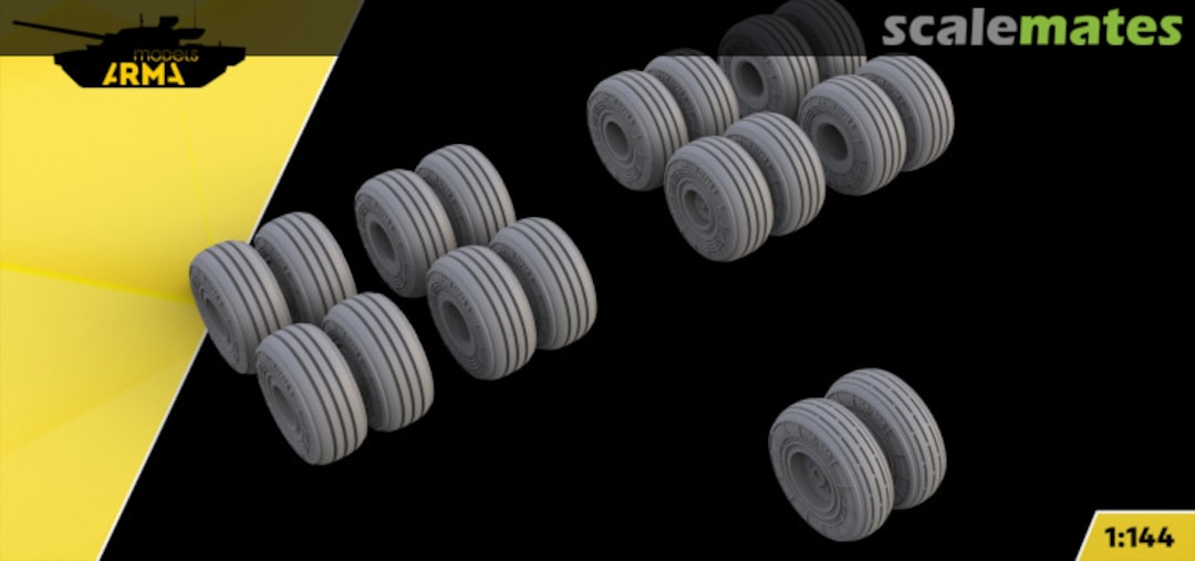 Boxart Tu-144 Wheels AM144189 Arma Models Boxart Tu-144 Wheels AM144189 Arma Models