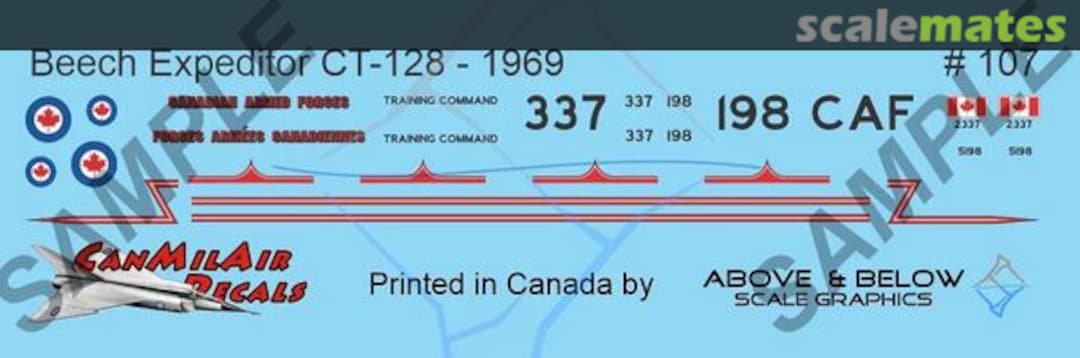 Boxart Beechcraft C-45 Mk3 Expeditor 107 Above & Below Graphics Boxart Beechcraft C-45 Mk3 Expeditor 107 Above & Below Graphics