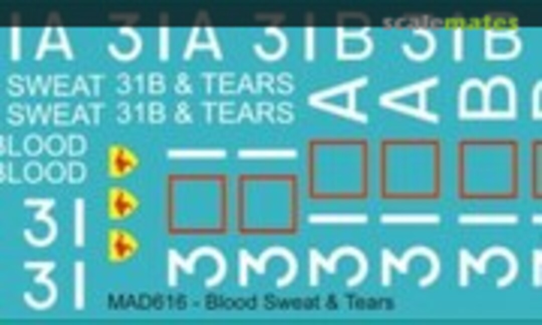 1:35 M113A1 Australian "Blood Sweat & Tears" Decals (Mouse House Enterprises MAD616) MAD616
