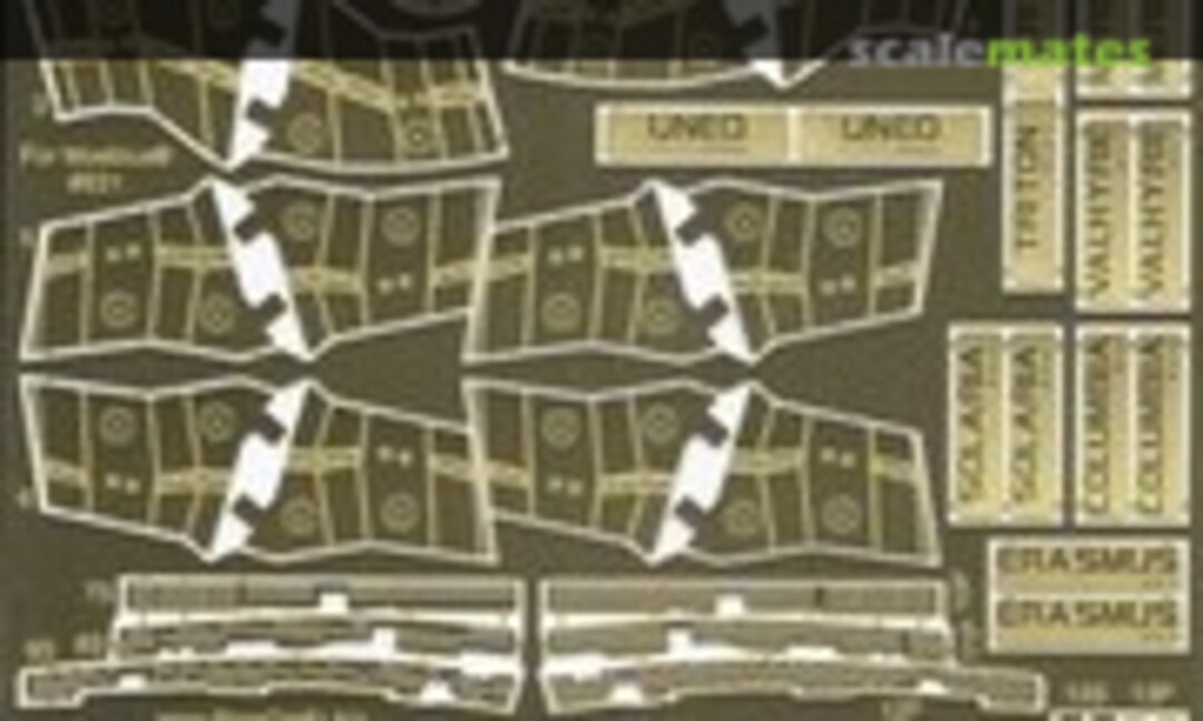 1:4105 Battlestar Pegasus Exterior Photoetch Set (ParaGrafix Modeling Systems PGX170) PGX170