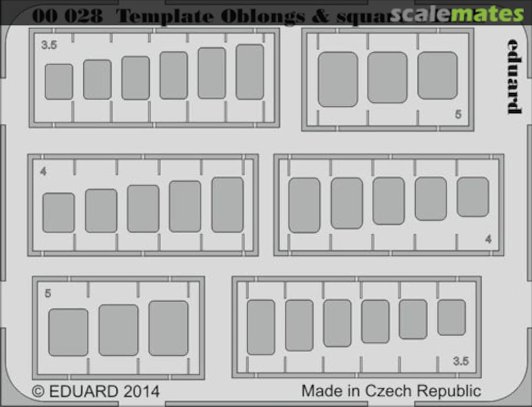 Boxart Template Oblongs & Squares 00028 Eduard Boxart Template Oblongs & Squares 00028 Eduard
