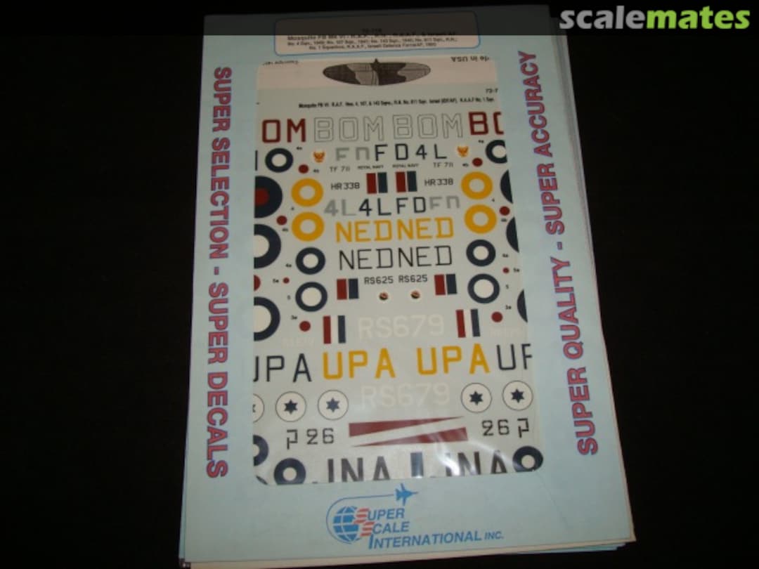 Boxart Mosquito FB Mk VI 72-718 SuperScale International Boxart Mosquito FB Mk VI 72-718 SuperScale International