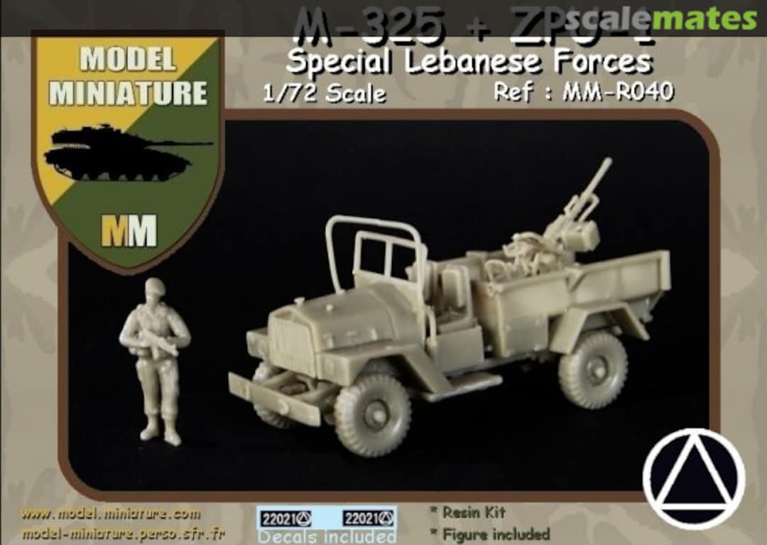 Boxart M-325 Nun Nun with ZPU-1 MM-R040 Model Miniature Boxart M-325 Nun Nun with ZPU-1 MM-R040 Model Miniature