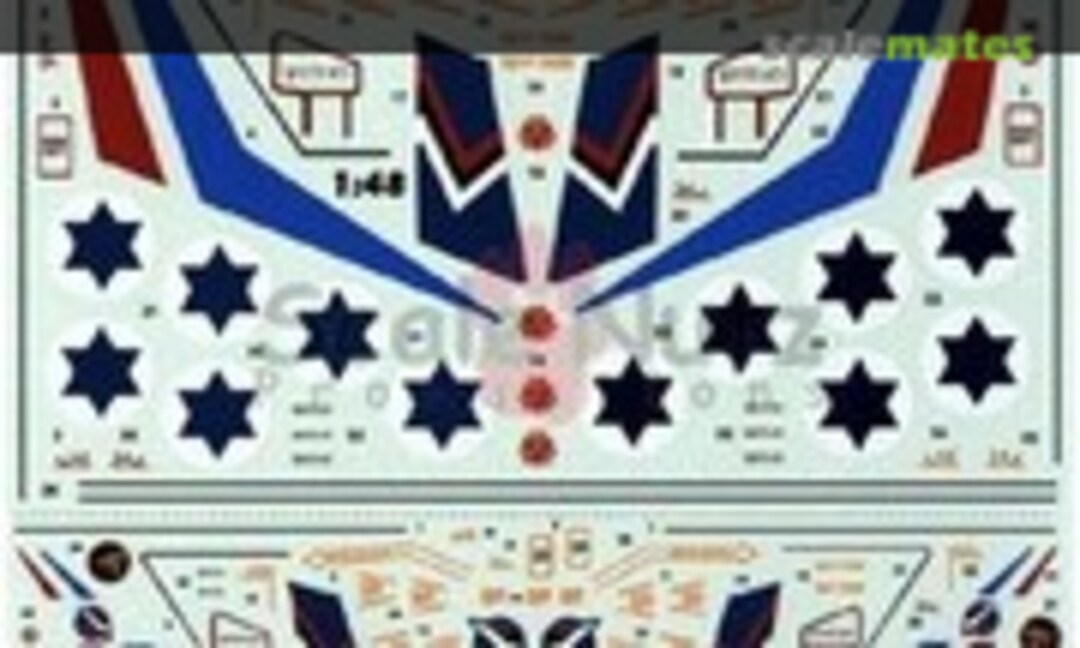 1:48 Kfir (IsraDecal Studio IAF-12) IAF-12