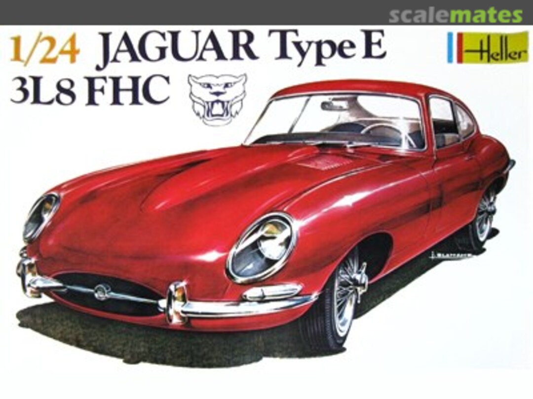 Boxart Jaguar Type E 3L8 FHC 709 Heller Boxart Jaguar Type E 3L8 FHC 709 Heller