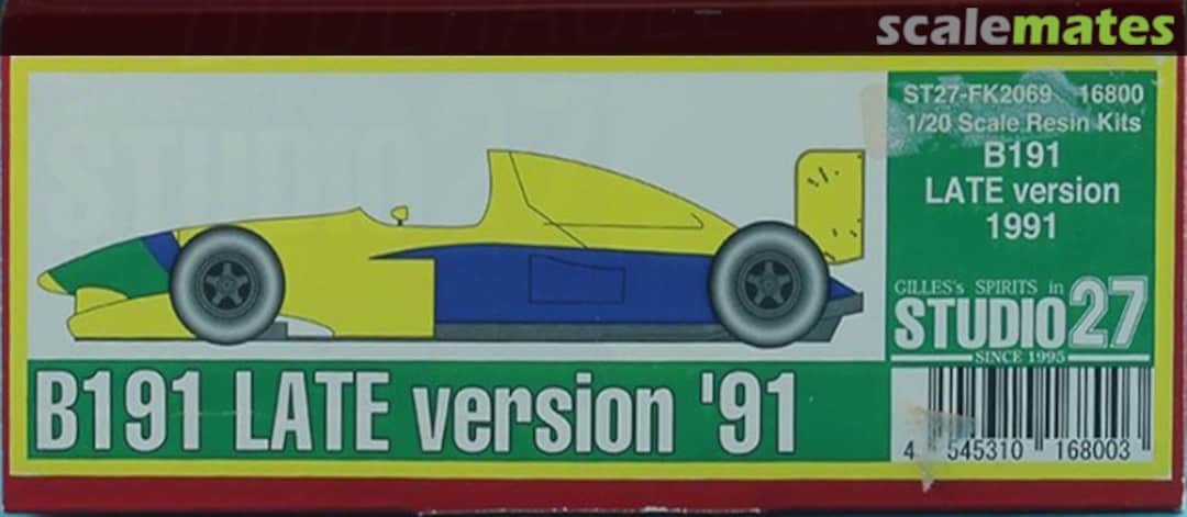 Boxart Benetton B191 ST27-FK2069 Studio27 Boxart Benetton B191 ST27-FK2069 Studio27