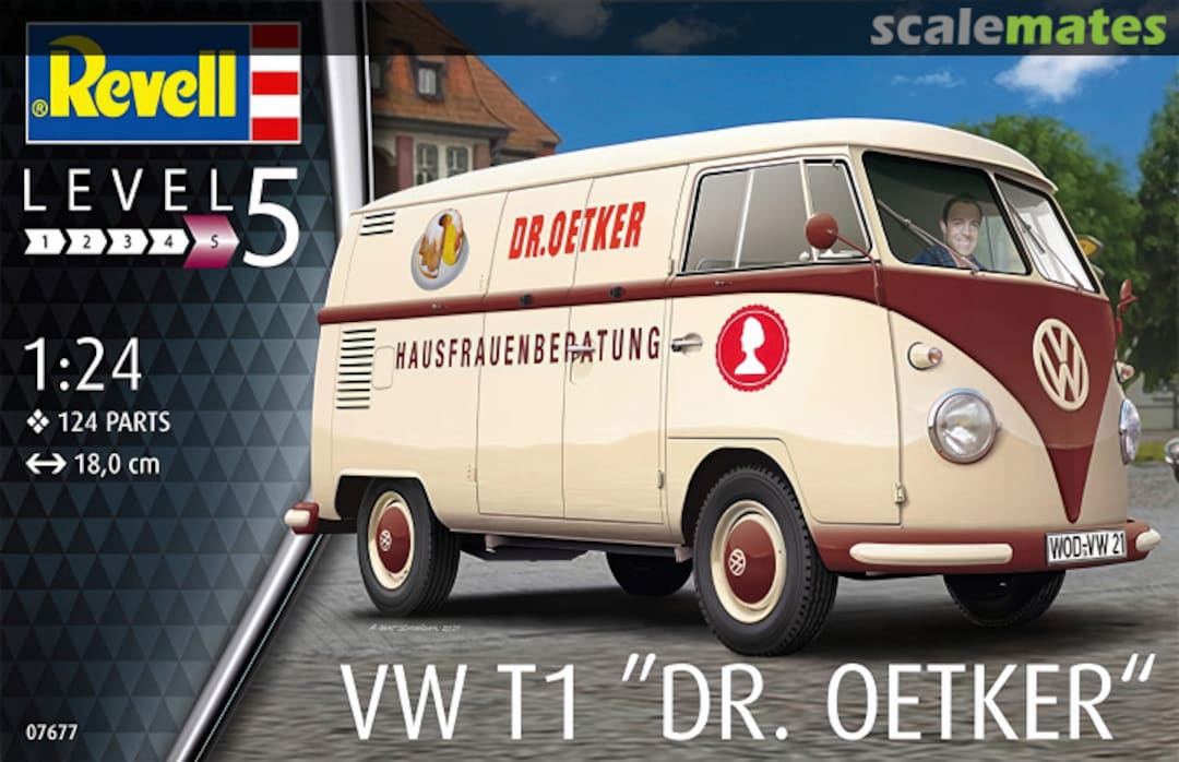Boxart VW T1 "Dr. Oetker" 07677 Revell Boxart VW T1 "Dr. Oetker" 07677 Revell