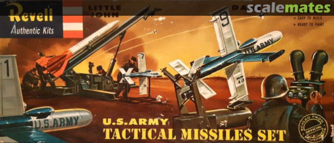 Boxart U.S. Army Tactical Missiles Set H1812 Revell Boxart U.S. Army Tactical Missiles Set H1812 Revell