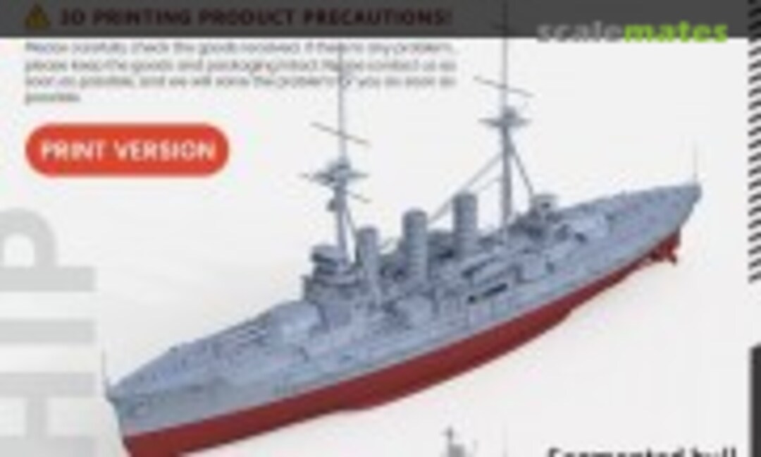 1:350 IJN Kurama Battlecruiser (SSMODEL SSC350579S-A) SSC350579S-A