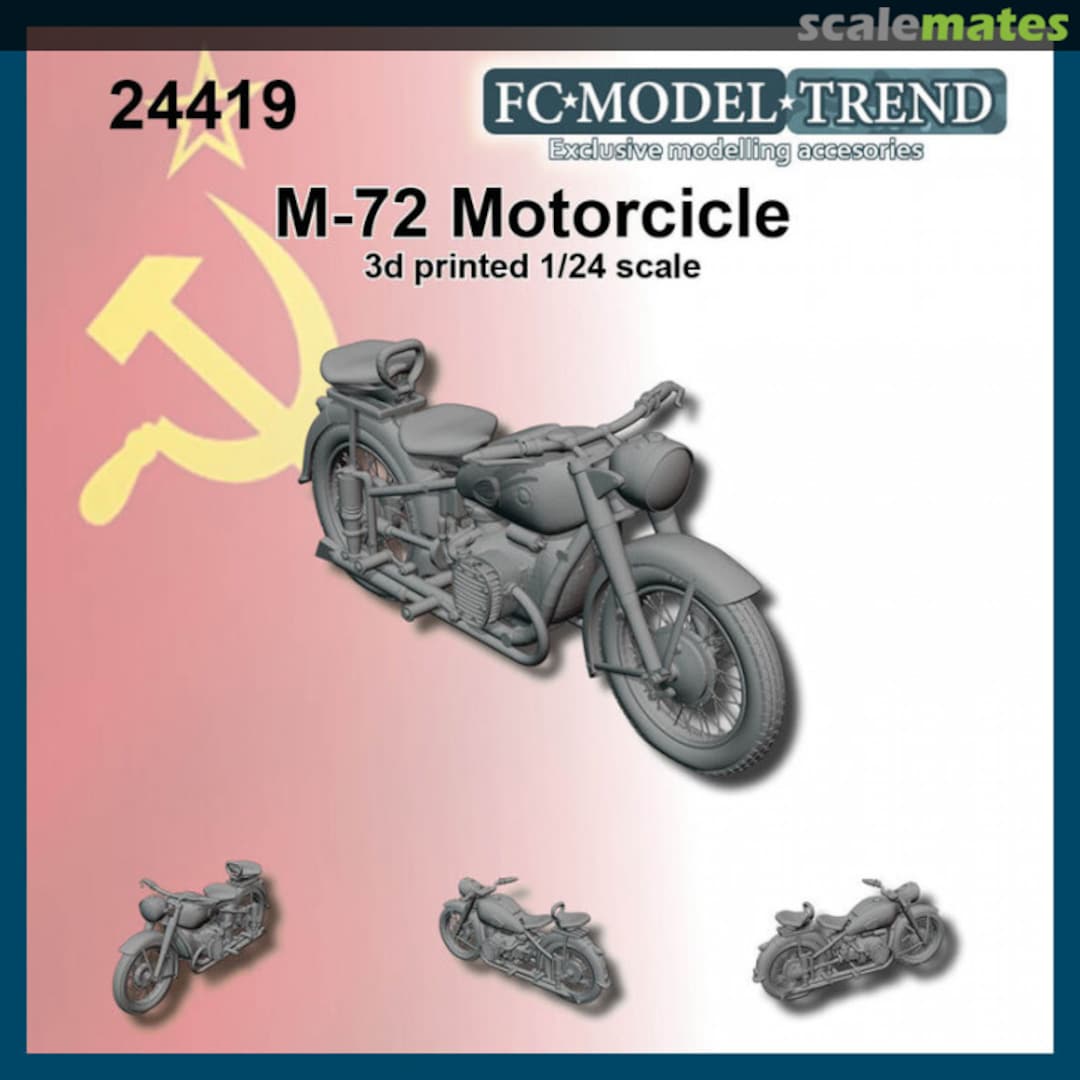 Boxart M-72 Motorcicle 24419 FC Model Trend Boxart M-72 Motorcicle 24419 FC Model Trend
