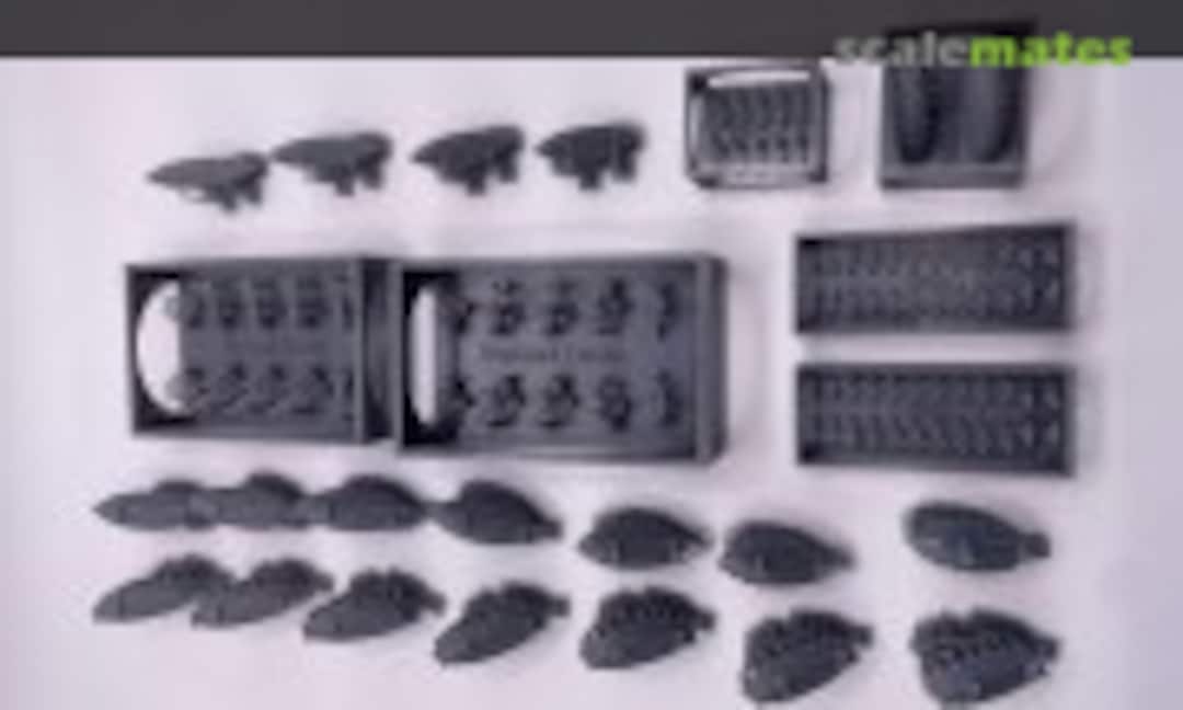 1:350 Titanic Boat and Davit Set with stowed Cutters (Tom's Modelworks 350-2) 350-2