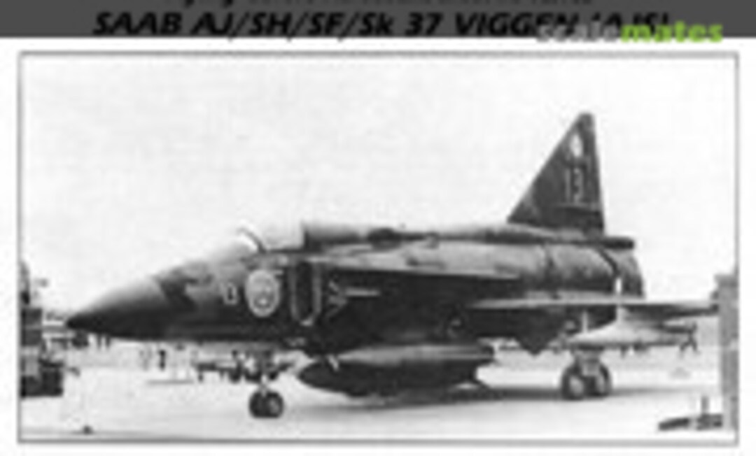 1:72 Saab AJ/SH/SF/Sk 37 Viggen (AJS) (Flying Colors Aerodecals 72:102) 72:102