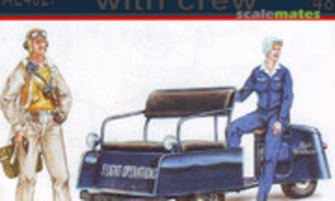 U.S. scooter with crew (PlusModel AL4027)