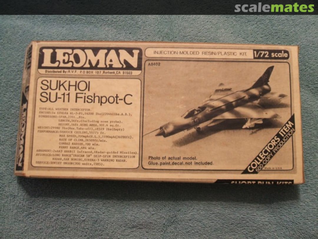 Boxart Sukhoi Su-11 Fishpot-C A8402 Leoman Boxart Sukhoi Su-11 Fishpot-C A8402 Leoman