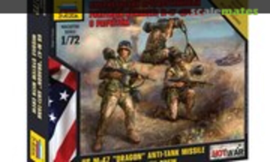 1:72 US M-47 Dragon Anti-Tank Missile System with Crew (Zvezda 7415) 7415