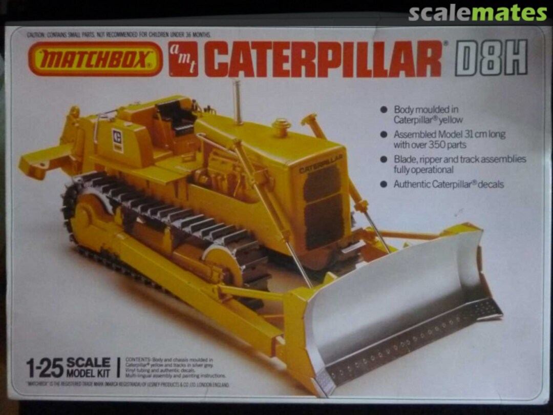 Boxart Caterpillar D8H PK-6123 Matchbox/AMT Boxart Caterpillar D8H PK-6123 Matchbox/AMT