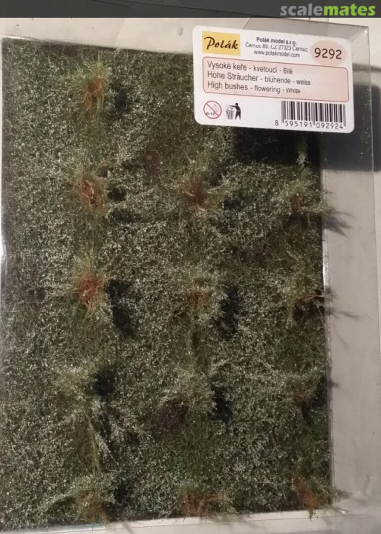 Boxart High bushes - flowering - White 9292 Polak model