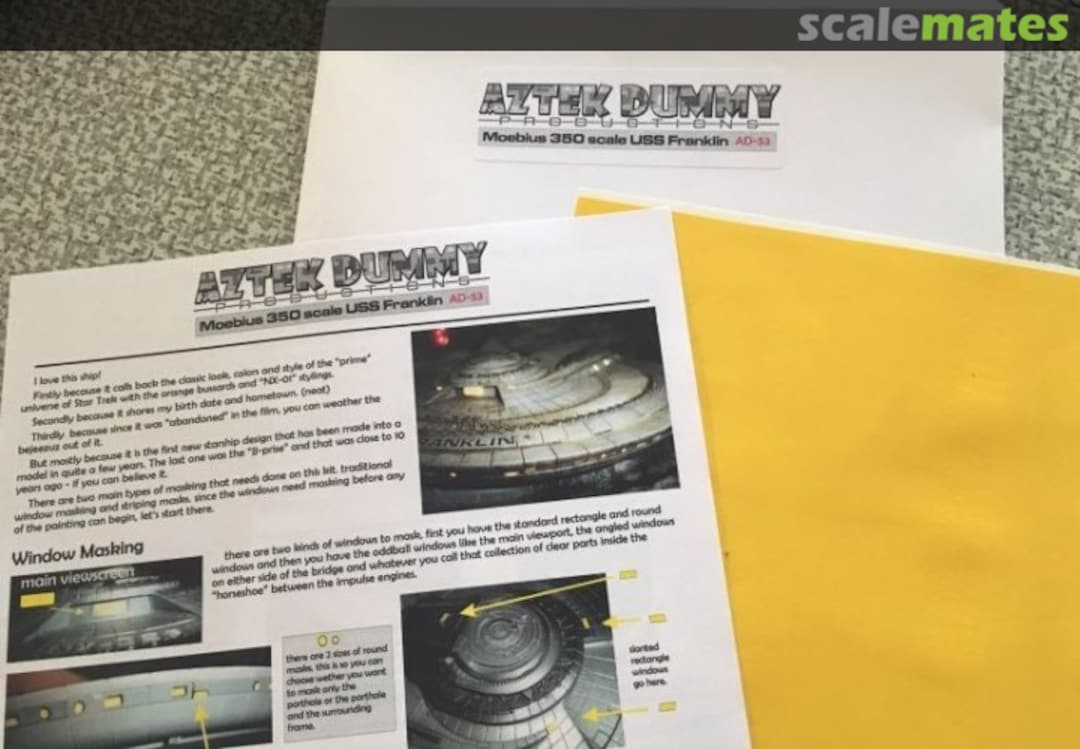 Boxart USS Franklin masking set AZD-53 Aztek Dummy Productions Boxart USS Franklin masking set AZD-53 Aztek Dummy Productions