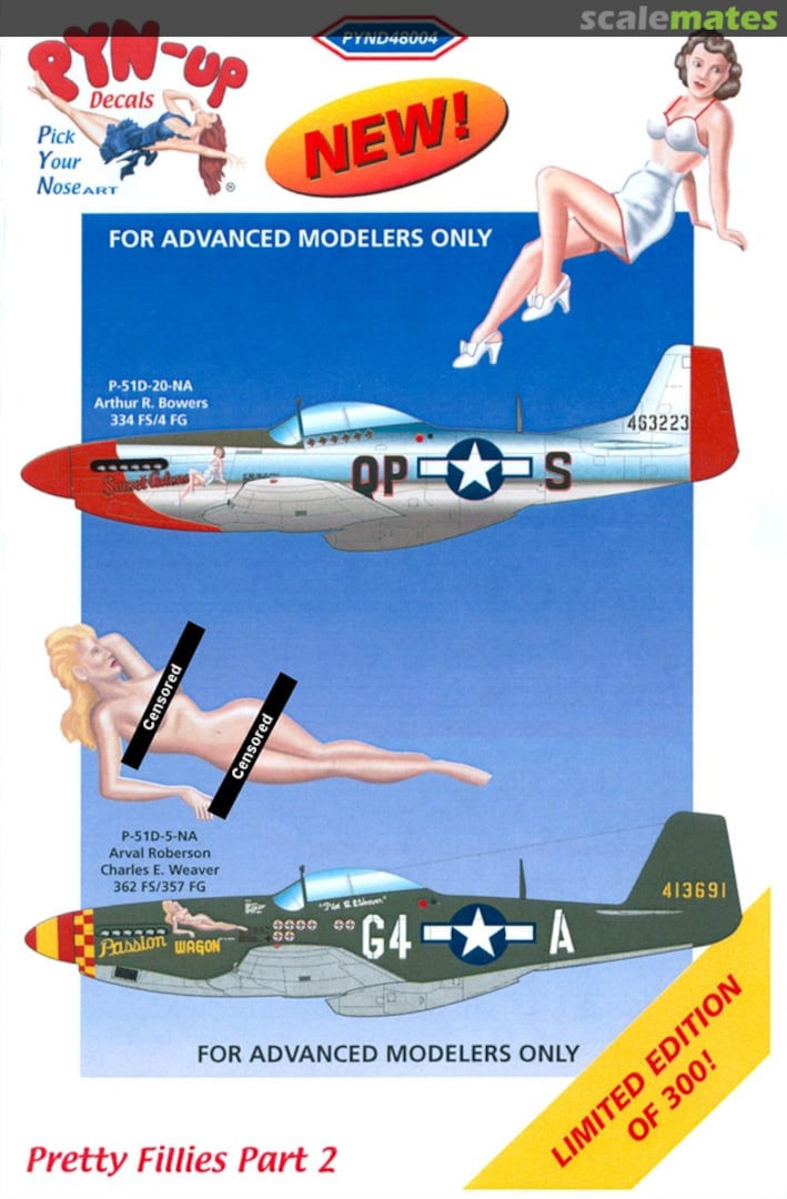 Boxart Pretty Fillies Part 2 PYND48004 Pyn-Up Decals Boxart Pretty Fillies Part 2 PYND48004 Pyn-Up Decals