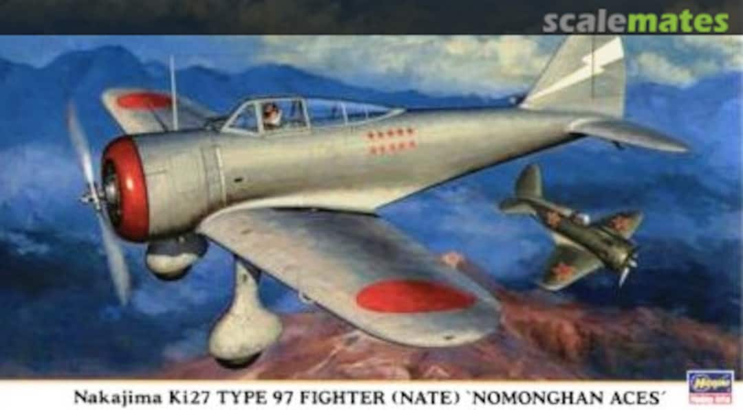 Boxart Nakajima Ki27 Type 97 Fighter (Nate) 'Nomonghan Aces' 09741 Hasegawa Boxart Nakajima Ki27 Type 97 Fighter (Nate) 'Nomonghan Aces' 09741 Hasegawa