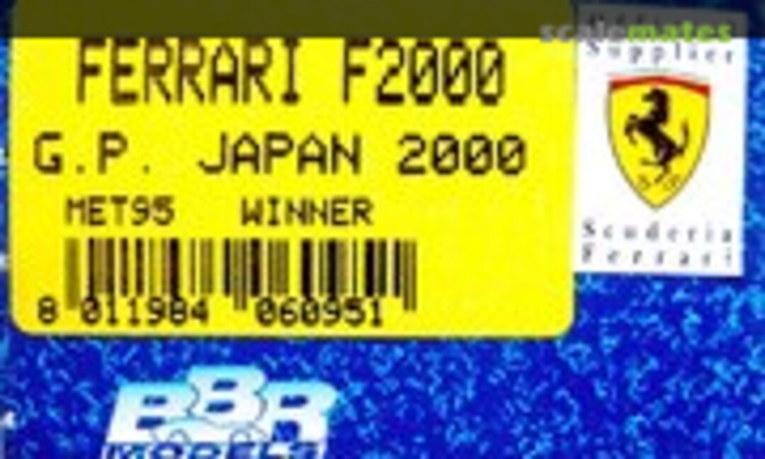 1:43 Ferrari F2000 F1 (BBR MET95) MET95