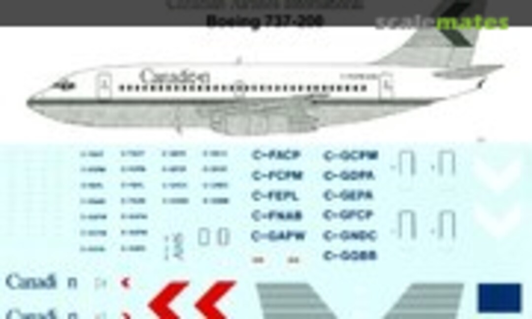 1:200 Boeing 737-200 (Airline Hobby Supplies AHS2006) AHS2006