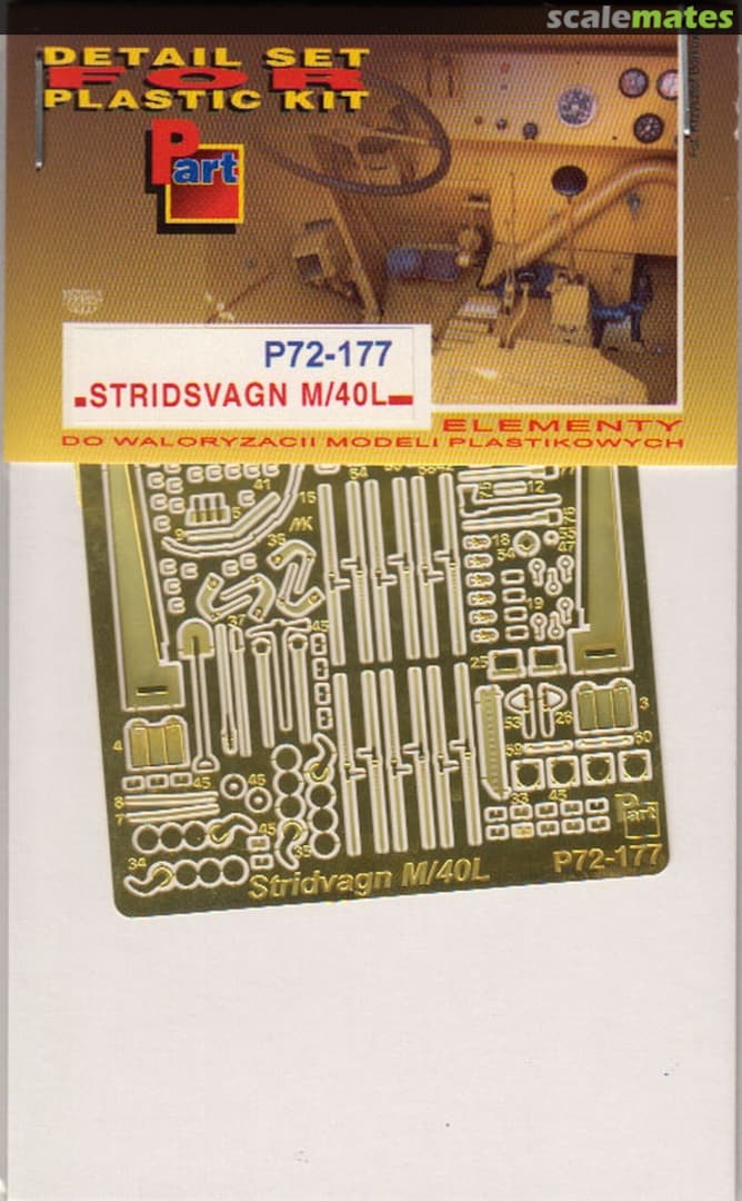 Boxart Stridsvagn M/40L IBG P72-177 Part Boxart Stridsvagn M/40L IBG P72-177 Part