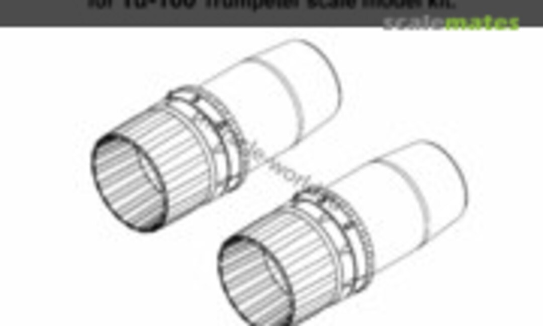 1:72 NK-32 exhaust nozzles set. (Amigo Models 72008-1)