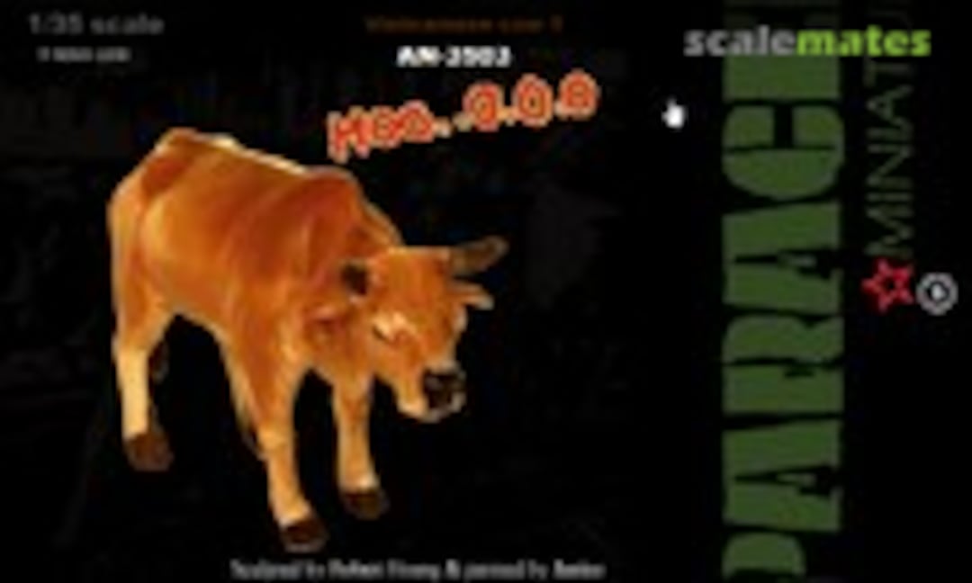 1:35 Vietnamese Cow 1 (Paracel Miniatures AN-3503) AN-3503