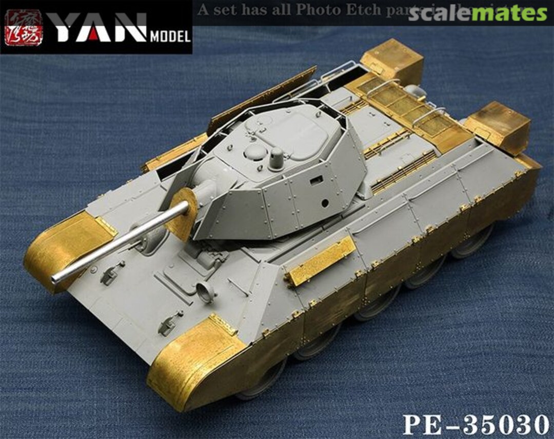 Boxart Etching Parts for Soviet Medium Tank T34E / T34-76 PE-35030 Yan Model Boxart Etching Parts for Soviet Medium Tank T34E / T34-76 PE-35030 Yan Model