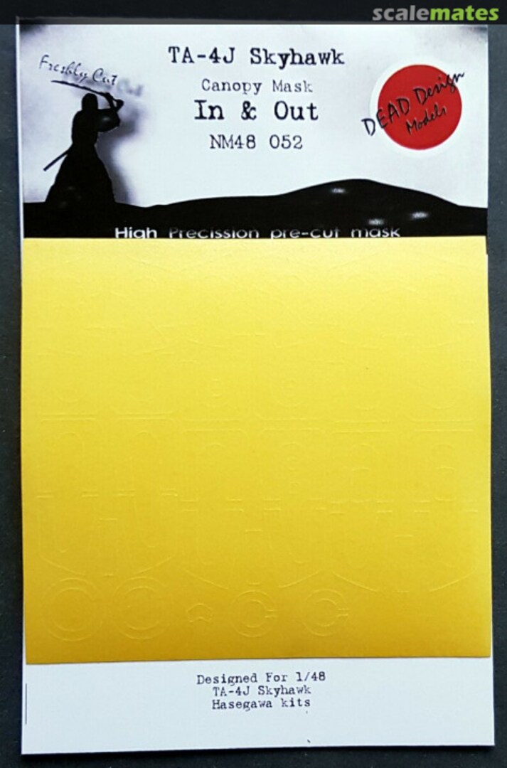 Boxart TA-4J Skyhawk - In & Out Canopy Mask NM48052 DEAD Design Models