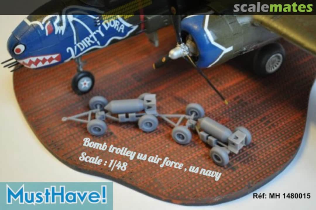 Boxart Bomb trolley MH1480015 MustHave! Models