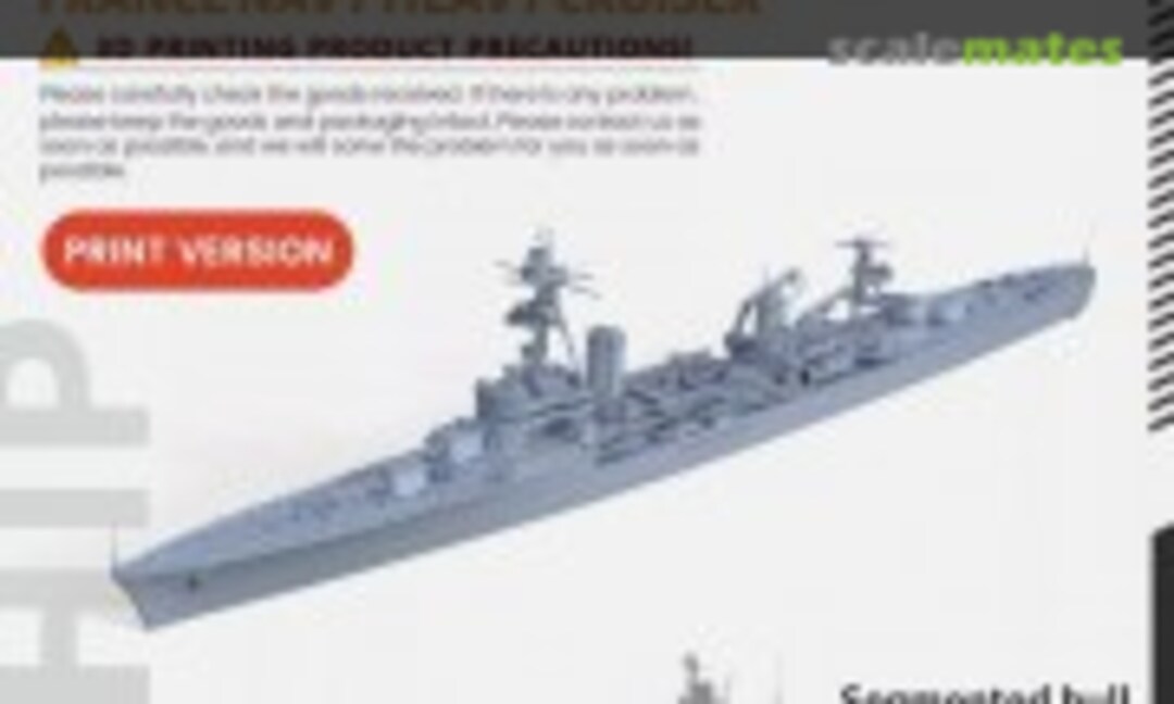 1:350 Heavy Cruiser Dupleix (SSMODEL SSC350583-A) SSC350583-A