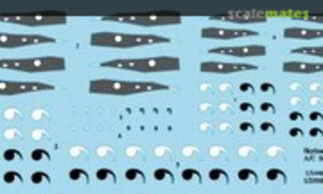 1:144 Aircraft Engine Spinners (Skyline Decals SKY144-44) SKY144-44