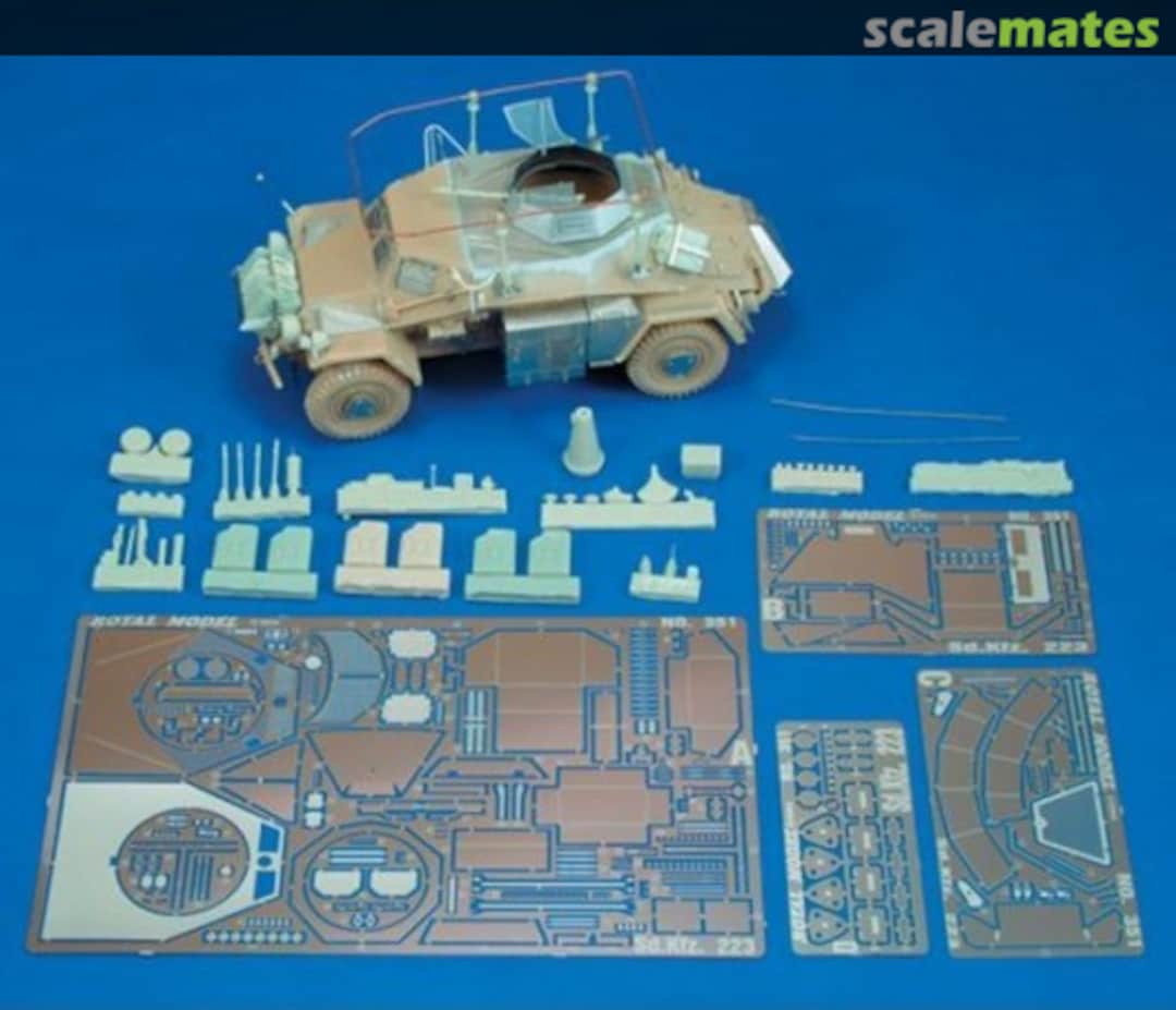 Boxart Sd. Kfz. 223 detail set 351 Royal Model Boxart Sd. Kfz. 223 detail set 351 Royal Model