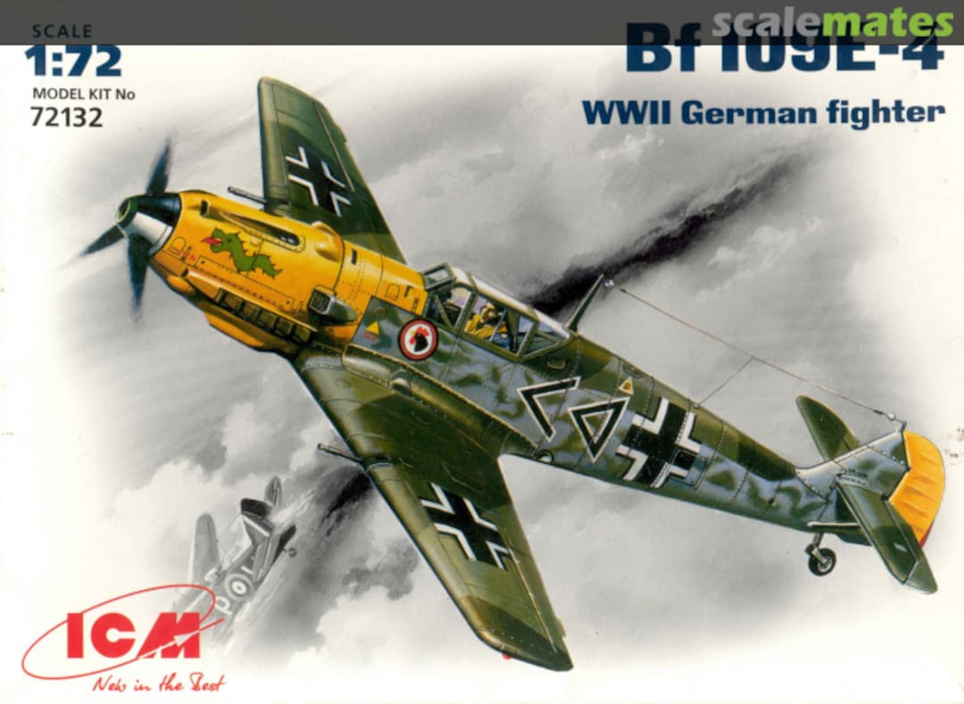 Boxart Bf 109E-4 72132 ICM Boxart Bf 109E-4 72132 ICM