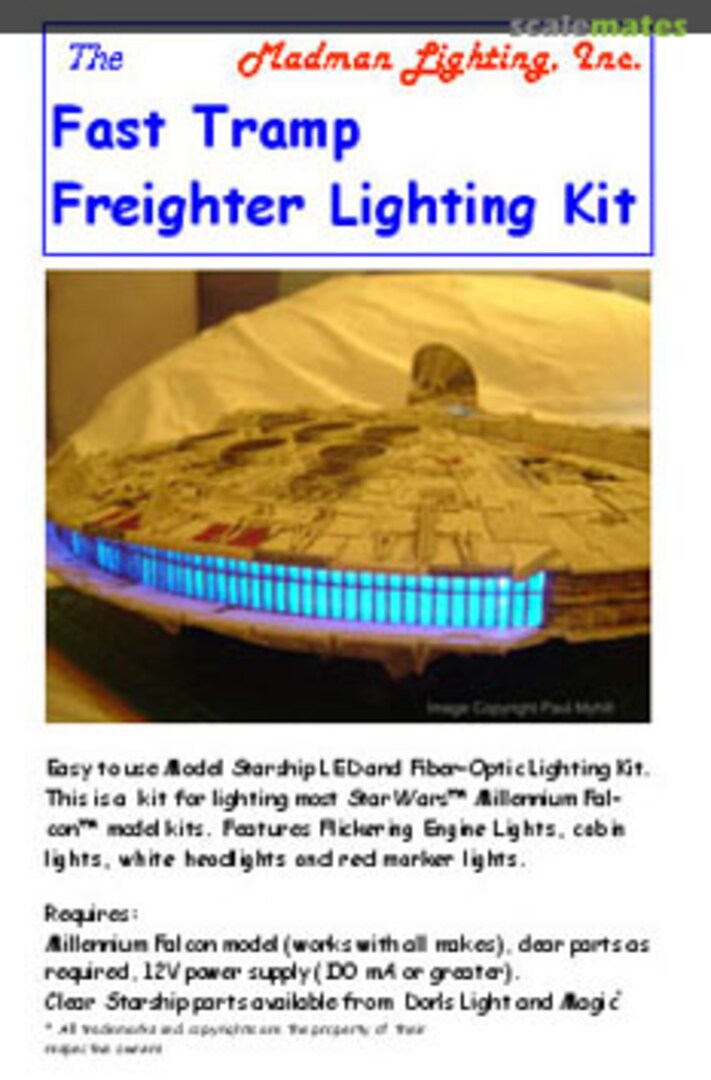 Boxart Fast Tramp Freighter Lighting Kit  Madman Lighting