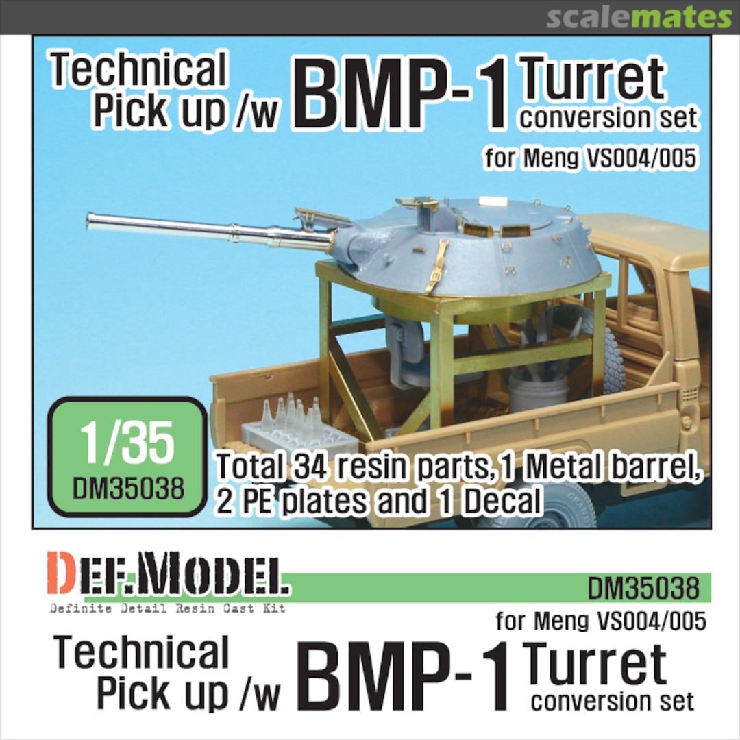 Boxart Technical Pick up w/BMP Turret Conversion Set (for Meng) DM35038 Def.Model Boxart Technical Pick up w/BMP Turret Conversion Set (for Meng) DM35038 Def.Model