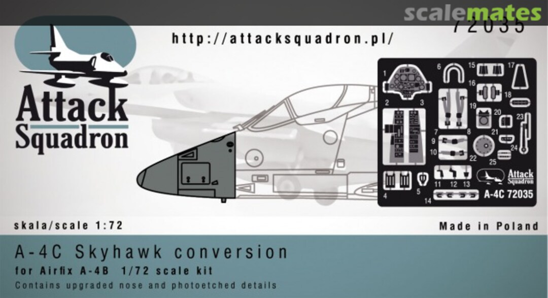 Boxart A-4C Skyhawk Conversion 72035 Attack Squadron