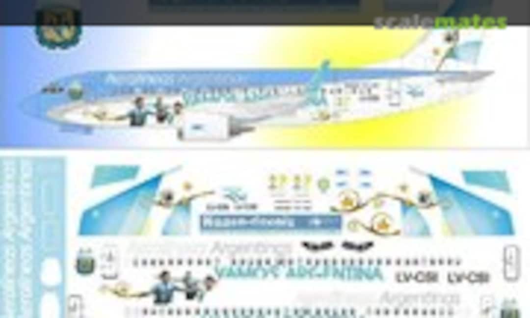 1:144 World Cup Champion Aerolineas Argentinas (Nazca decals ARG003) ARG003
