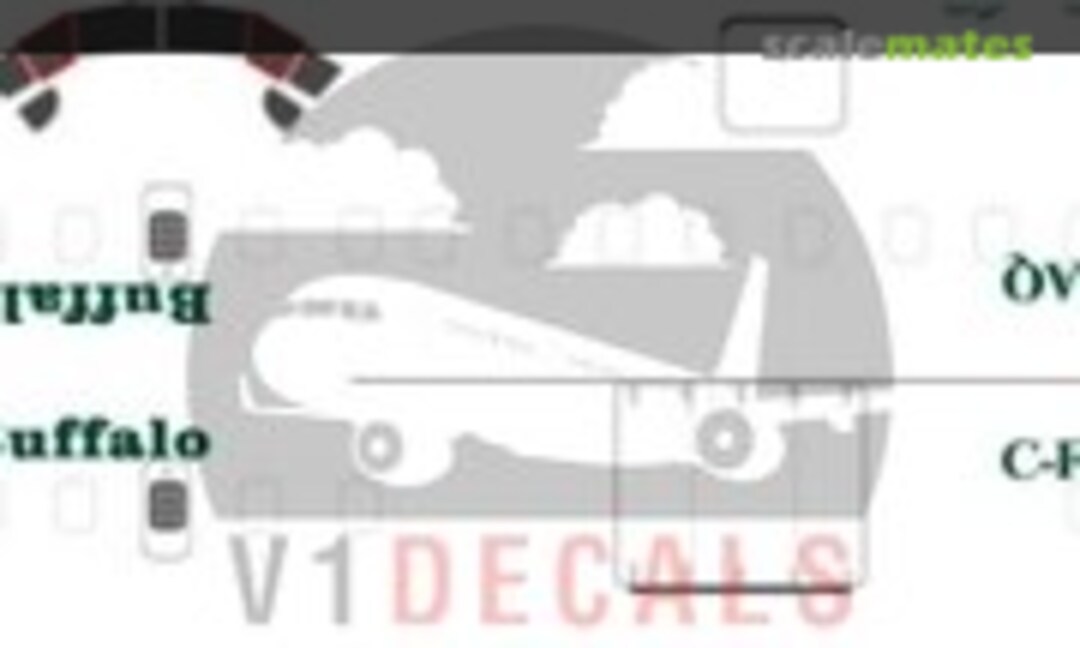 1:144 Buffalo Airways Lockheed L-188 Electra (V1 Decals V1D0009-144) V1D0009-144