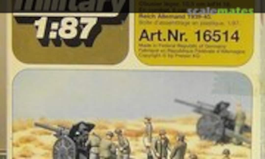 1:87 Light field howitzer 10.5 cm leFH 18. (Preiser 16514) 16514
