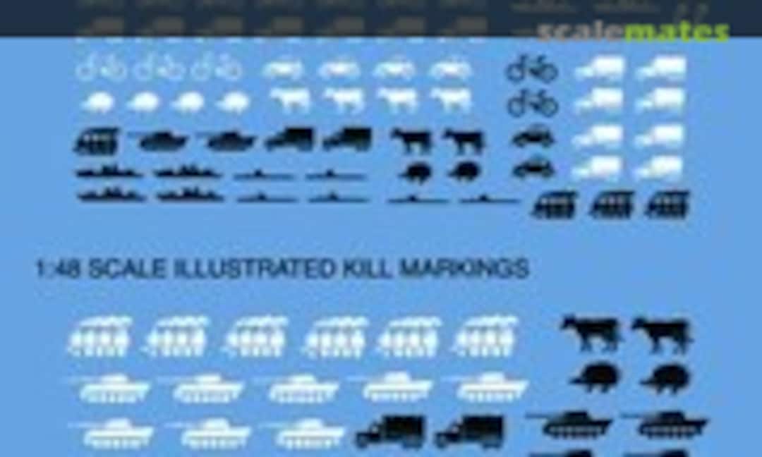 1:72 Illustrated Kill Markings (Fantasy Printshop FP 833) FP 833
