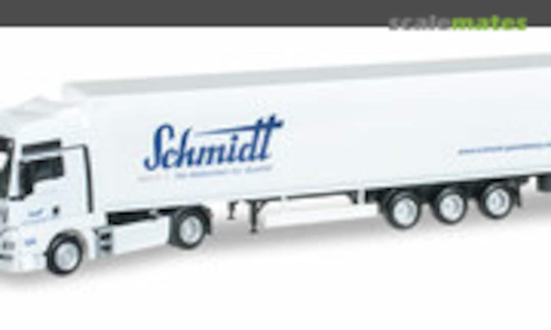 MAN TGX XXL Euro 6 Eurokoffer-Sattelzug &quot;Schmidt&quot; (Herpa 918435)