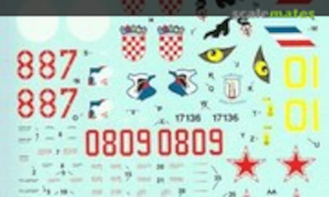 1:48 MiG-21 Bis Fishbed L/N (Hi-Decal Line 48-001) 48-001