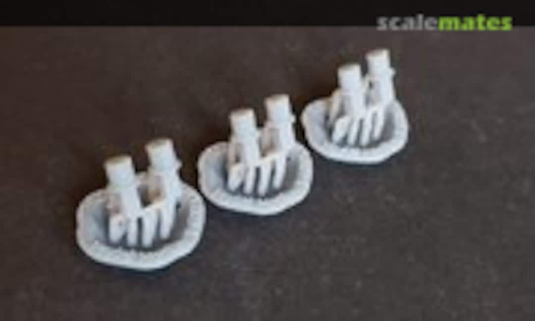 1:600 "Lanterns" for Type 271 and 273 Radars (Model Monkey 600-Lanterns-6) 600-Lanterns-6